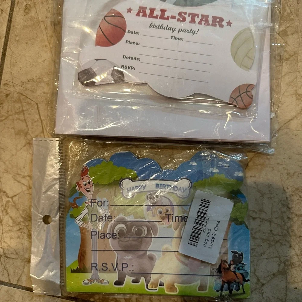 Party birthday supplies